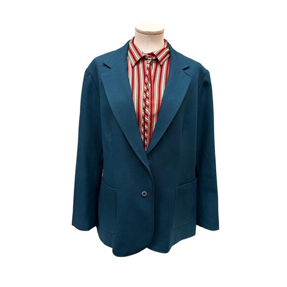 Vintage Fire Islander Plus Sized Red Striped Blouse XL - Picture 12 of 13